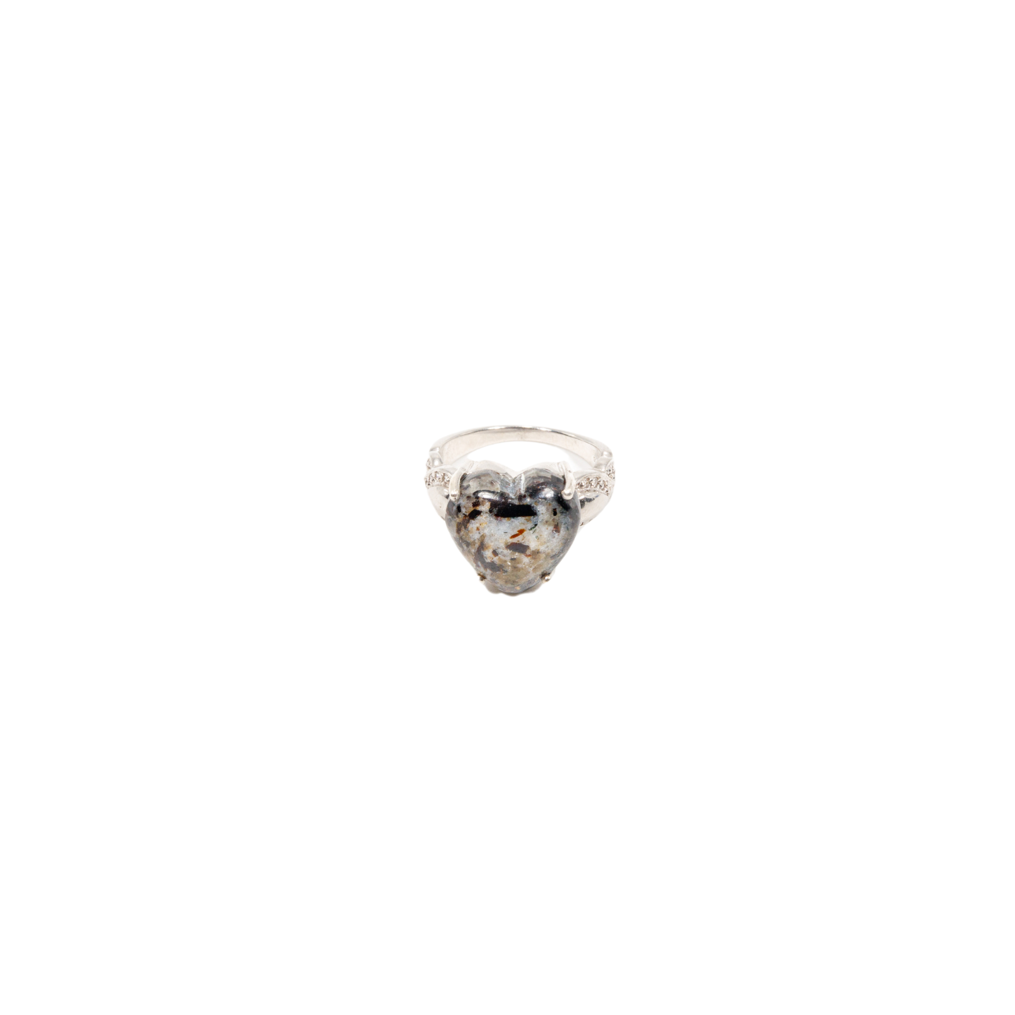 Astrophylite Heart Ring