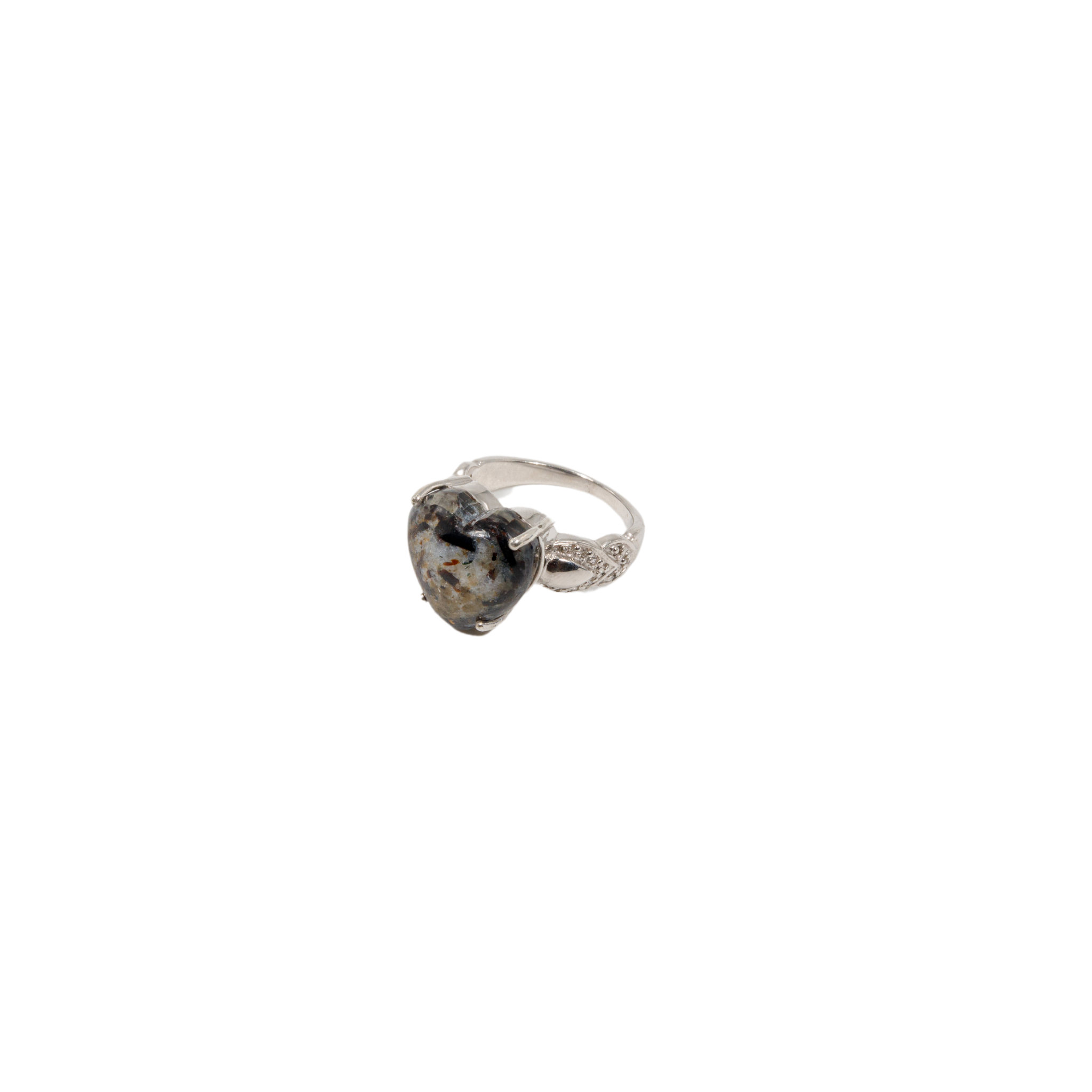 Astrophylite Heart Ring