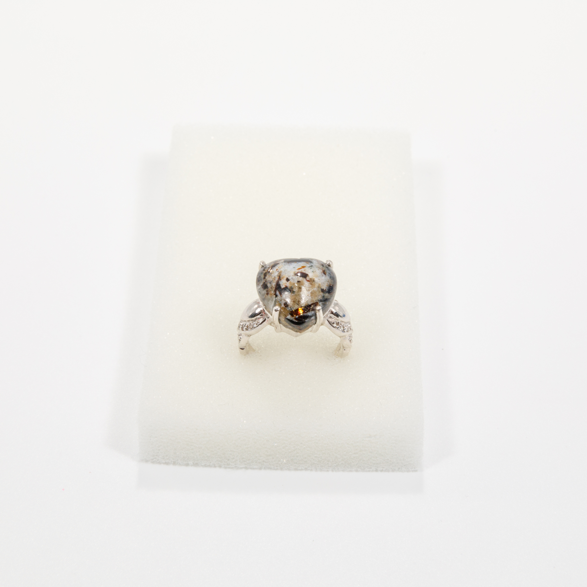 Astrophylite Heart Ring
