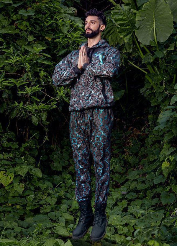 Sacred Geometry Hoodie | Fractal Hoodie | Psy Clothing | Festival Hoodie | Psychedelic Sweater | Aya Hood (HD)