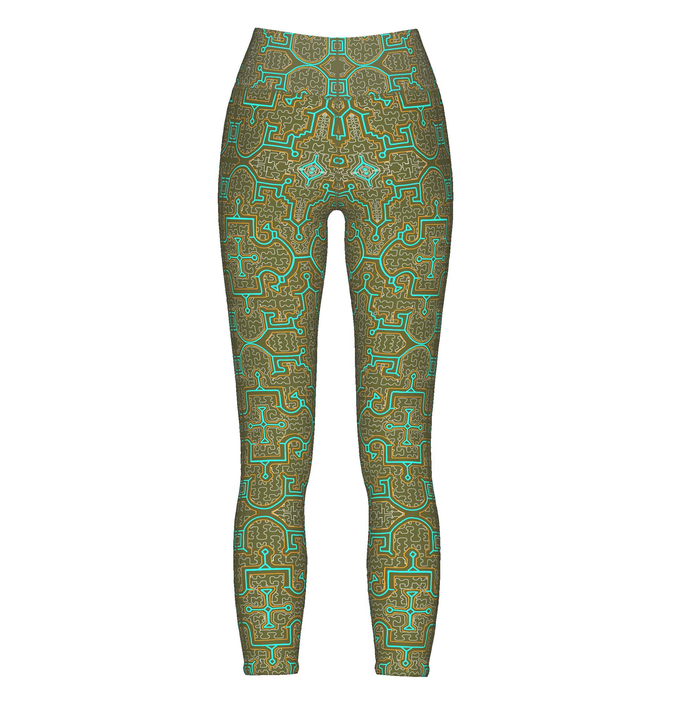 Shipibo Olive - High Waist