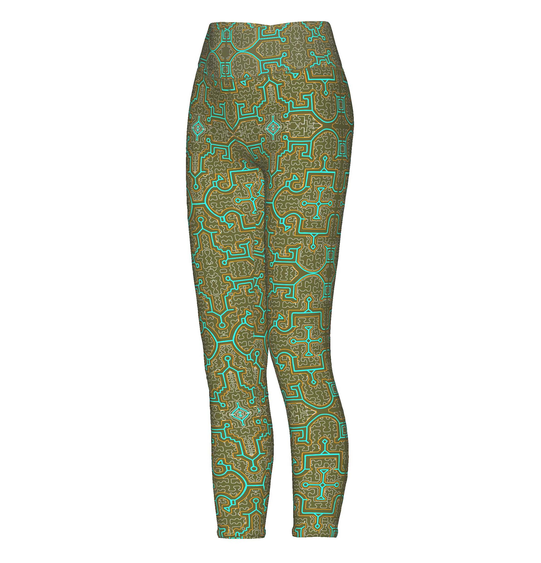 Shipibo Olive - High Waist
