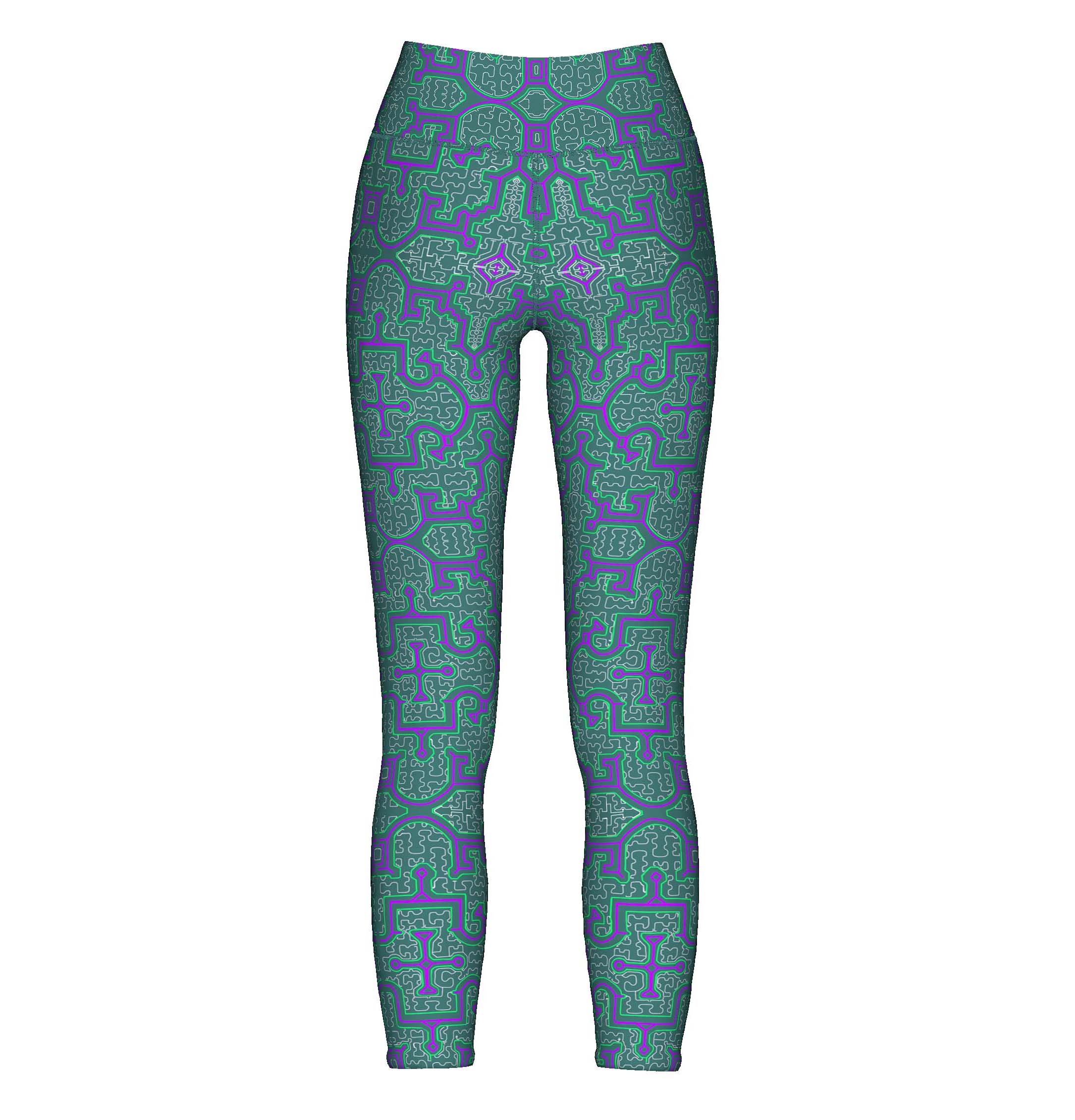 Shipibo Aqua - High Waist